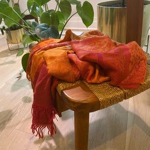 Bright pashmina scarf